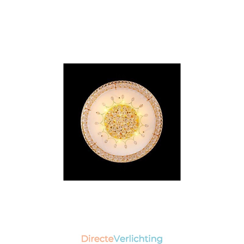 Ronde Kristallen Absorb Koepellamp Plafondlamp Diameter 80CM Bevat 15 Lampen