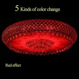 Ronde Kristallen Absorb Koepellamp Plafondlamp Diameter 80CM Bevat 15 Lampen