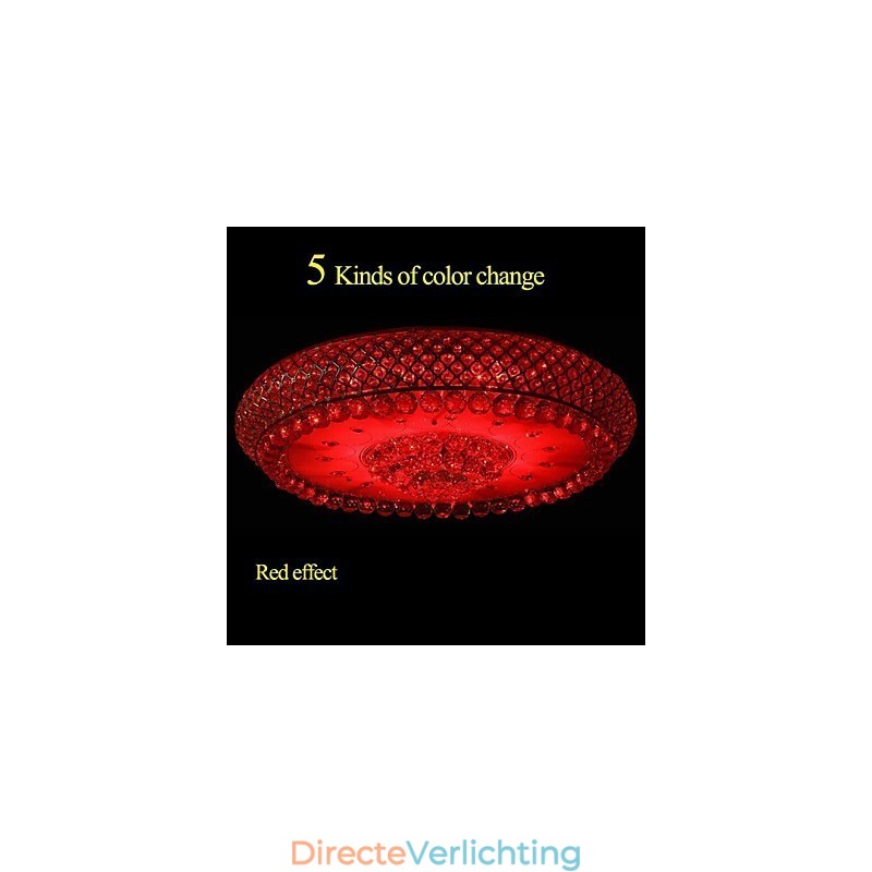 Ronde Kristallen Absorb Koepellamp Plafondlamp Diameter 80CM Bevat 15 Lampen