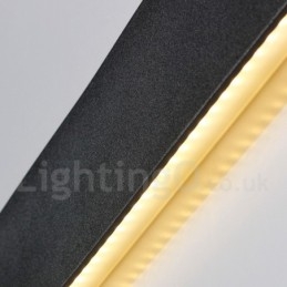 Lange moderne eigentijdse wandlampen en wandlampen voor binnen Metalen wandlamp IP 44 voor badkamer Slaapkamer Woonkamer