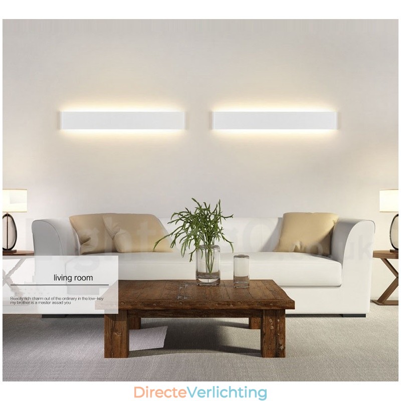 Lange moderne eigentijdse wandlampen en wandlampen voor binnen Metalen wandlamp IP 44 voor badkamer Slaapkamer Woonkamer