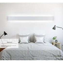 Lange moderne eigentijdse wandlampen en wandlampen voor binnen Metalen wandlamp IP 44 voor badkamer Slaapkamer Woonkamer