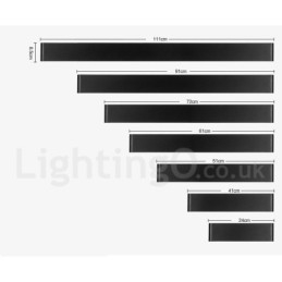 Lange moderne eigentijdse wandlampen en wandlampen voor binnen Metalen wandlamp IP 44 voor badkamer Slaapkamer Woonkamer