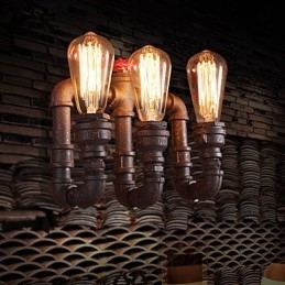 Wandlampen Mini Stijl Rustieke Lodge Metaal