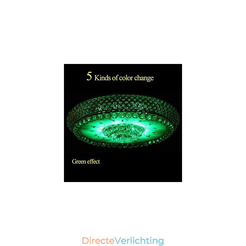 Ronde Kristallen Absorb Koepellamp Plafondlamp Diameter 80CM Bevat 15 Lampen