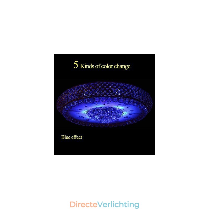 Ronde Kristallen Absorb Koepellamp Plafondlamp Diameter 80CM Bevat 15 Lampen