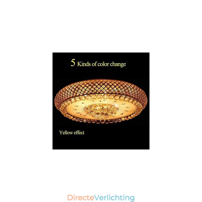 Ronde Kristallen Absorb Koepellamp Plafondlamp Diameter 80CM Bevat 15 Lampen