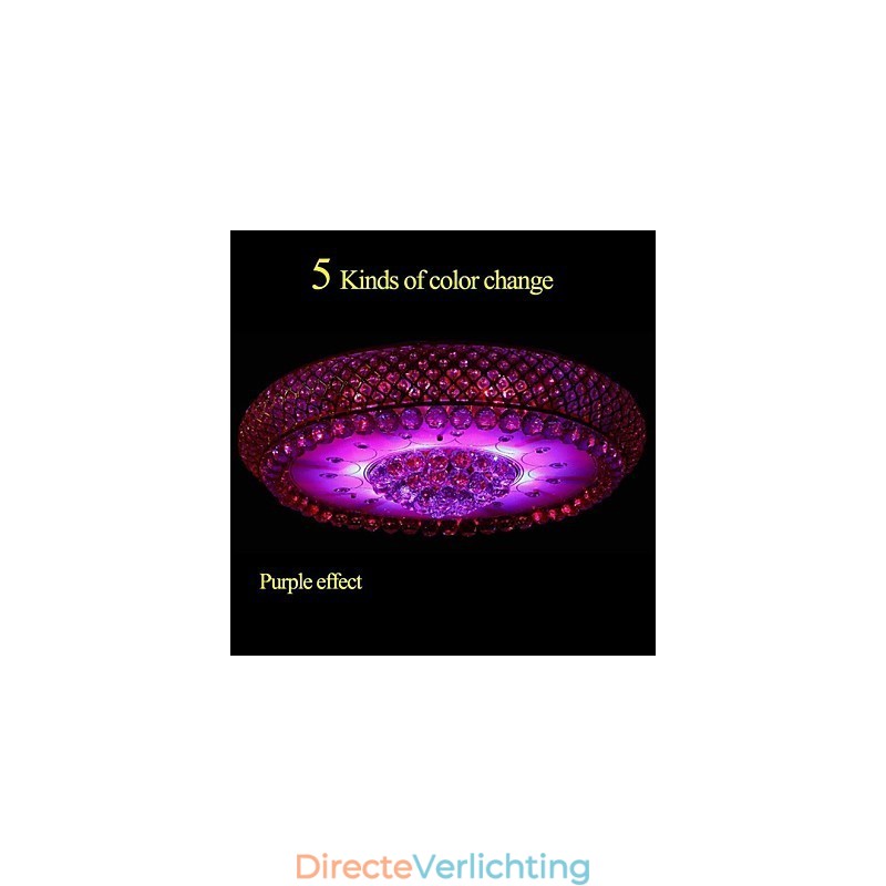 Ronde Kristallen Absorb Koepellamp Plafondlamp Diameter 80CM Bevat 15 Lampen