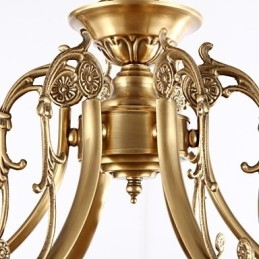 Traditionele klassieke rustieke lodge messing metalen inbouw