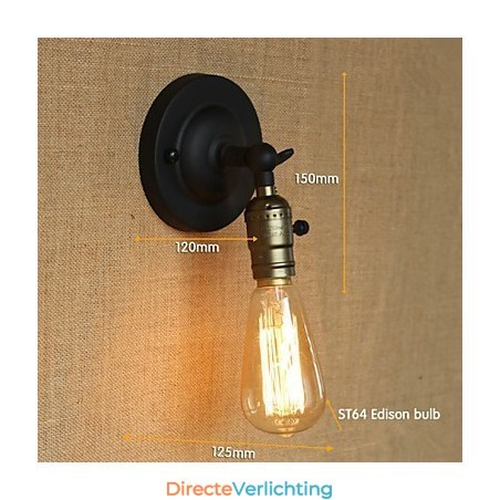 Edison Gloeilamp Gangpad Retro Minimalistisch Nachtkastje Gangpad Café Terras Kanaal Mini Wandlamp Edison Gloeilamp Gangpad Retro Minimalistisch Nachtkastje Gangpad Café Terras Kanaal Mini Wandlamp