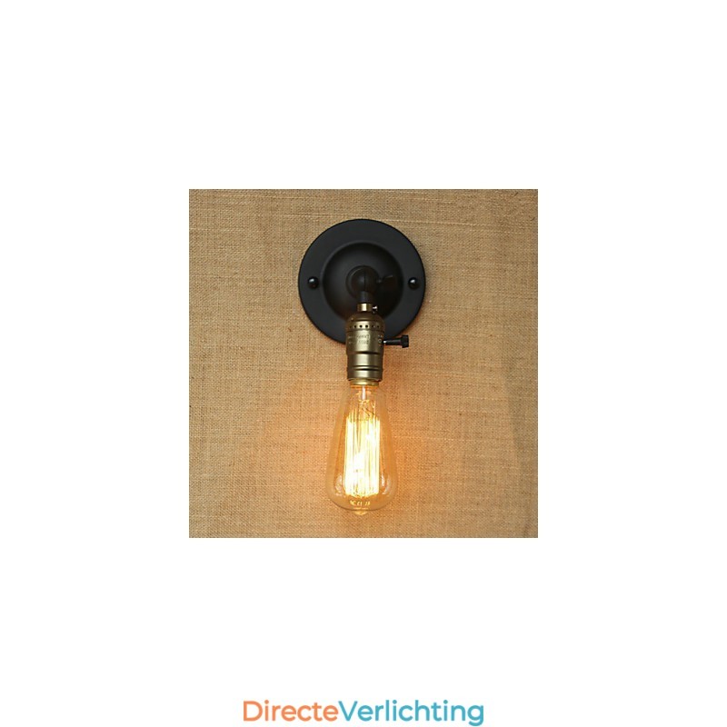 Edison Gloeilamp Gangpad Retro Minimalistisch Nachtkastje Gangpad Café Terras Kanaal Mini Wandlamp