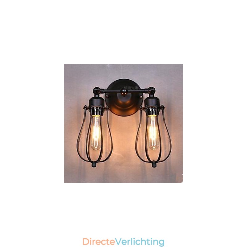 Township Dubbele Grapefruit Wandlamp