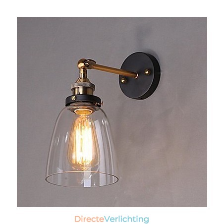 Industriële Edison Simplicity Glazen Wandlamp Metalen Basiskap Eetkamer Studeerkamer Kantoor Gang Wandlamp Industriële Edison Simplicity Glazen Wandlamp Metalen Basiskap Eetkamer Studeerkamer Kantoor Gang Wandlamp