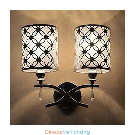 De twee wandlampen De twee wandlampen