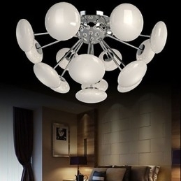 ModernYestaurant Lamp Eenvoudige Ronde Glazen Kunst Hanglamp Europese Stijl
