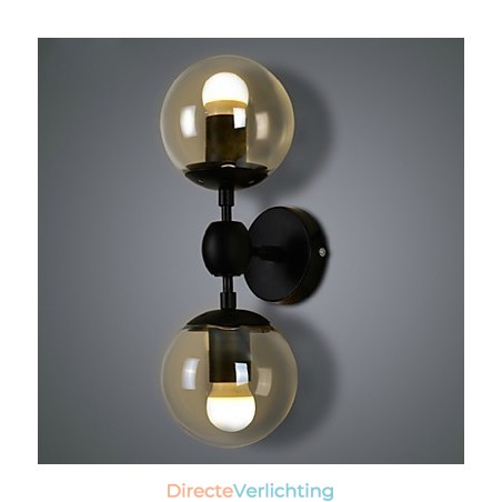 Wandlampen Glazen bol Rustiek Lodge Metaal Wandlampen Glazen bol Rustiek Lodge Metaal