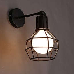 Het herstellen van oude manieren is de oude straatlantaarn balkon gang smeedijzeren pot wandlamp