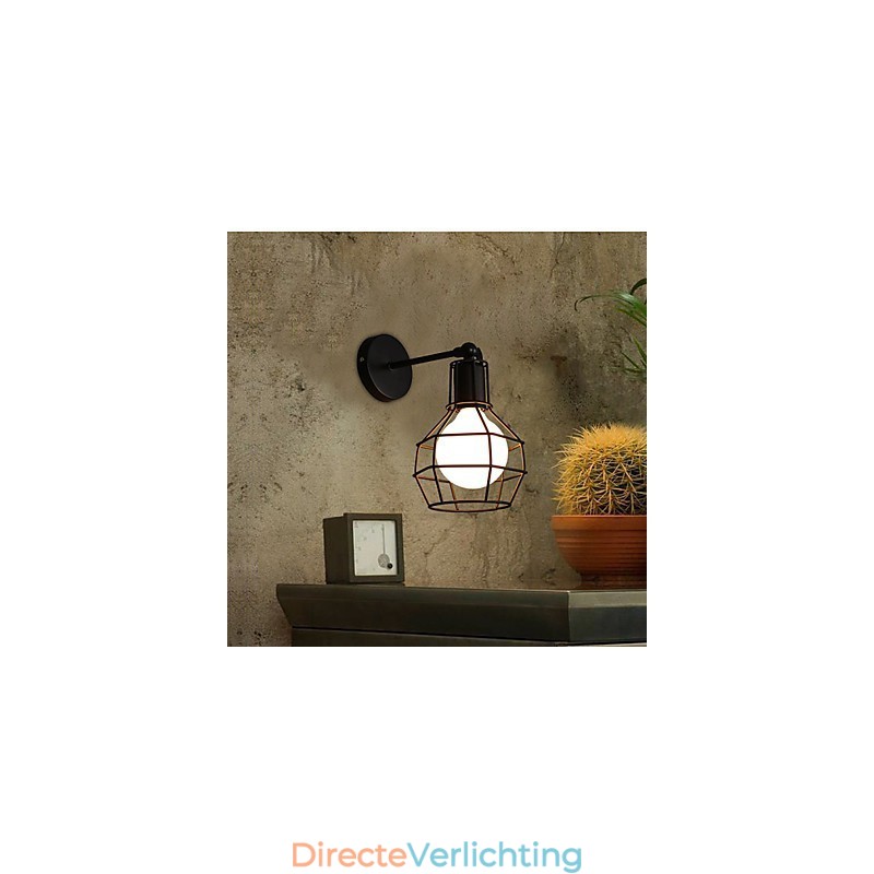 Het herstellen van oude manieren is de oude straatlantaarn balkon gang smeedijzeren pot wandlamp
