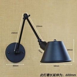 Industriële Lucht Creatieve Persoonlijkheid Lange Arm Bar Café Eenvoudig Gedecoreerde Decoratieve Wandlamp
