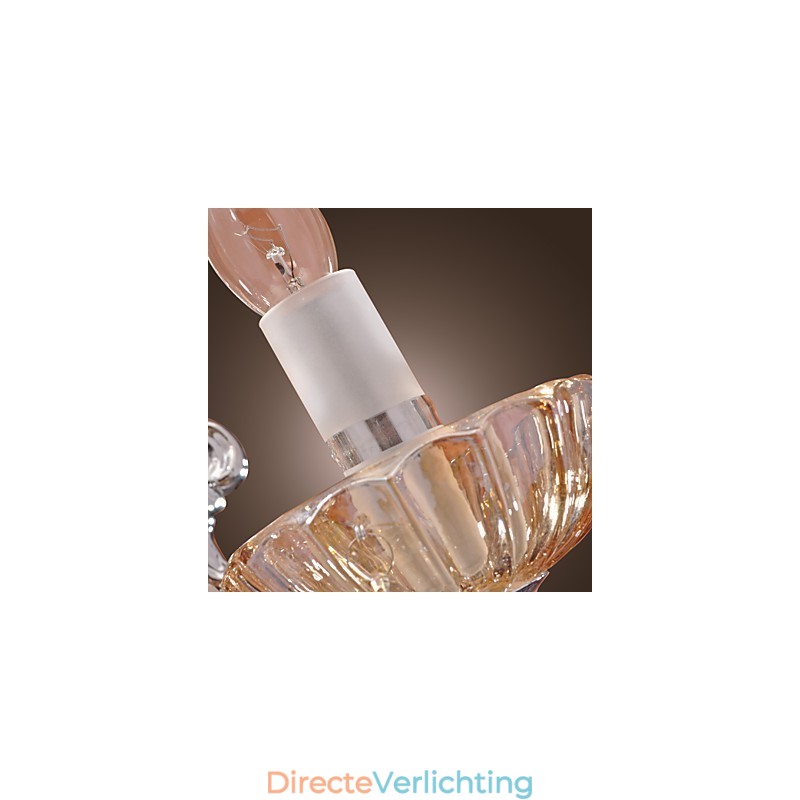 Elegante kristallen wandlamp met 2 lampen