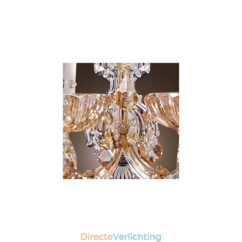Elegante kristallen wandlamp met 2 lampen