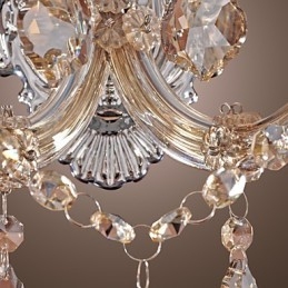 Elegante kristallen wandlamp met 2 lampen