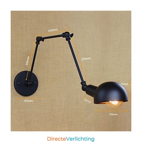 Retro Industriële Stijl Gangpad Trappen Gang Lange Arm Wandlamp Smeedijzer Balkon Restaurant Bar Retro Industriële Stijl Gangpad Trappen Gang Lange Arm Wandlamp Smeedijzer Balkon Restaurant Bar