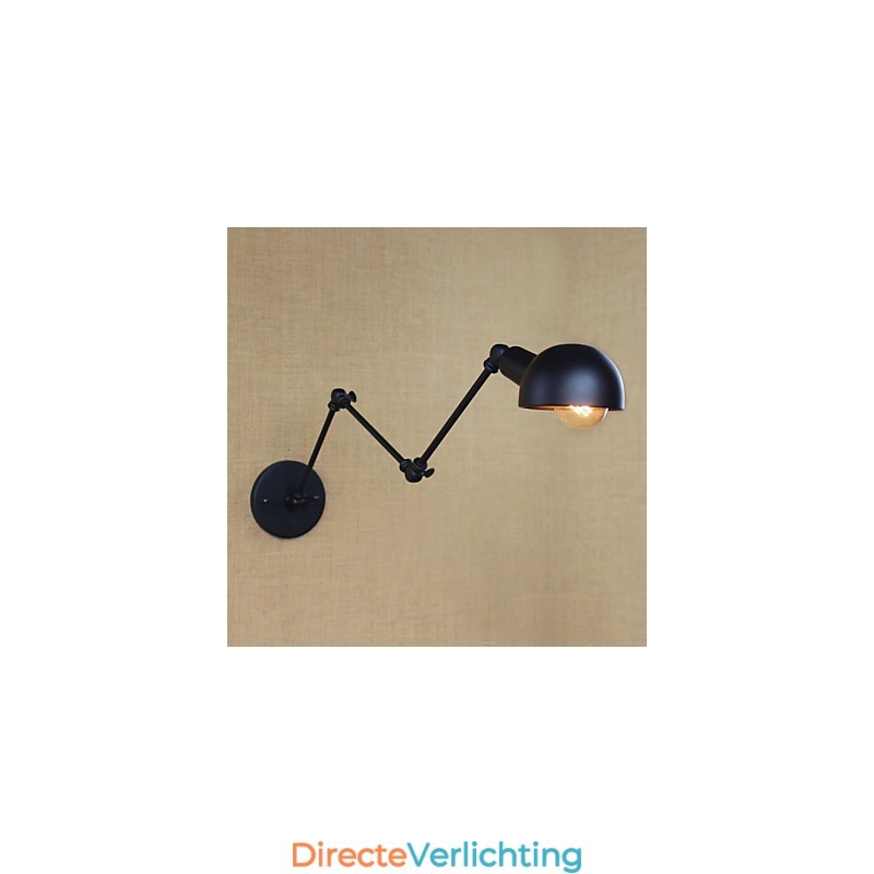 Retro Industriële Stijl Gangpad Trappen Gang Lange Arm Wandlamp Smeedijzer Balkon Restaurant Bar