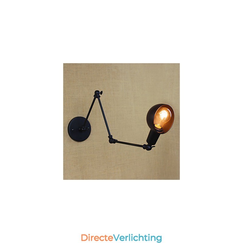 Retro Industriële Stijl Gangpad Trappen Gang Lange Arm Wandlamp Smeedijzer Balkon Restaurant Bar