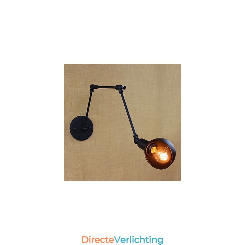 Retro Industriële Stijl Gangpad Trappen Gang Lange Arm Wandlamp Smeedijzer Balkon Restaurant Bar