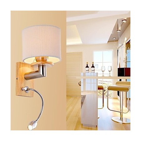 Wandlamp Een Licht met Leeslamp Wandlamp Een Licht met Leeslamp