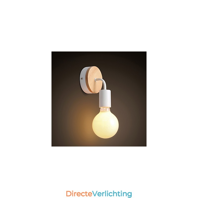 110V 220V IRON Edison Binnen Wandlamp Gang Trappenhuizen Wandlamp Bollamp Armatuur Zwart Wit