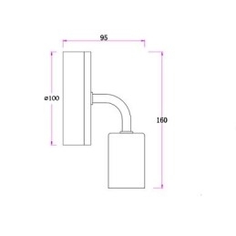 110V 220V IRON Edison Binnen Wandlamp Gang Trappenhuizen Wandlamp Bollamp Armatuur Zwart Wit