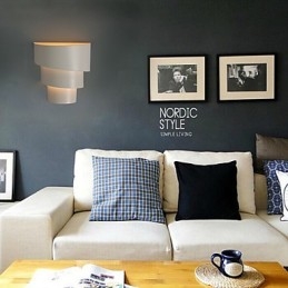 Kleine schelp Cartoon Wandlamp Smeedijzeren Fakkel Vorm Van Het Hoofd Van Een Bed Verlichting
