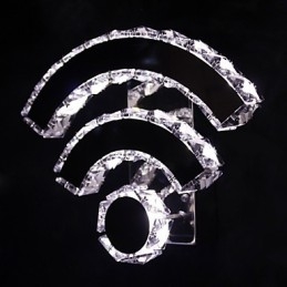 WIFI Kristallen Wandlampen Kristal Modern Hedendaags Bed Woonkamer Hotel Metaal