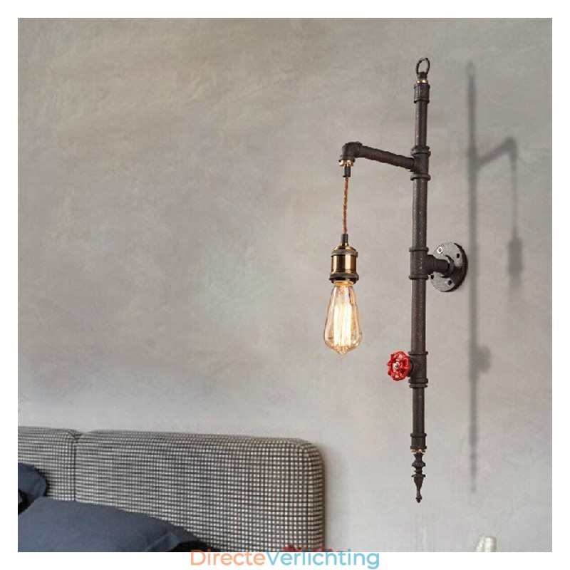 De pijpenwand van de landelijke creatieve retro raket wandlamp