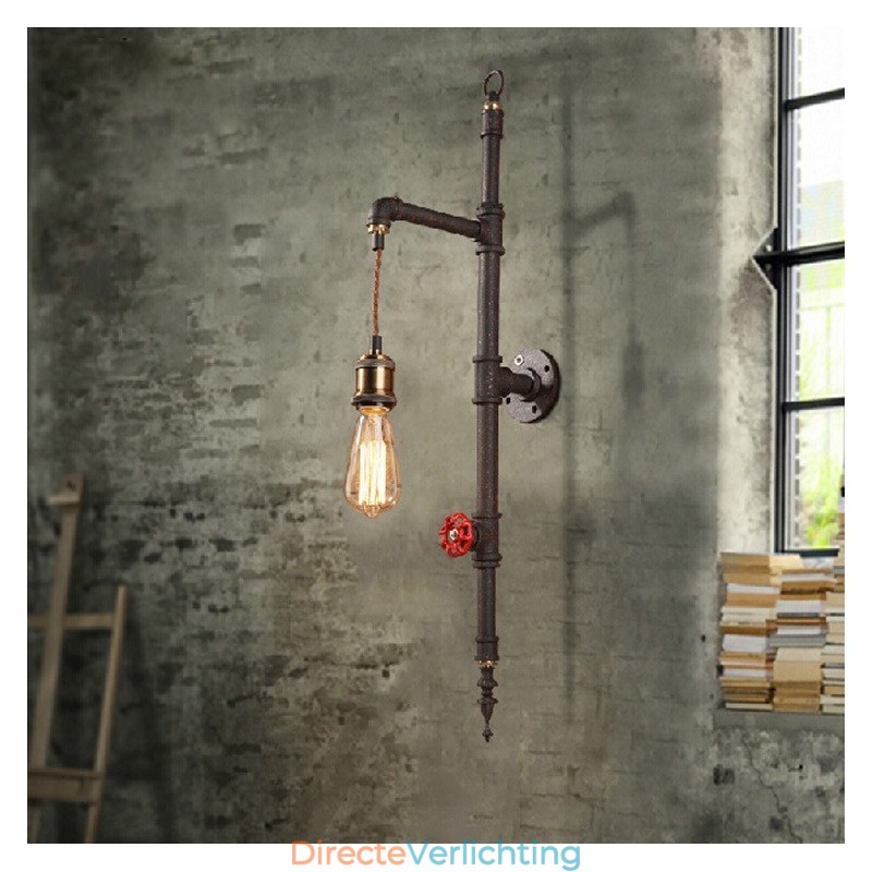De pijpenwand van de landelijke creatieve retro raket wandlamp