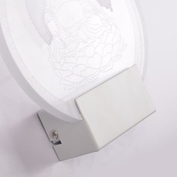 Acryl Wandlamp PVC Lamp Licht Chip Modern Hedendaags Metaal