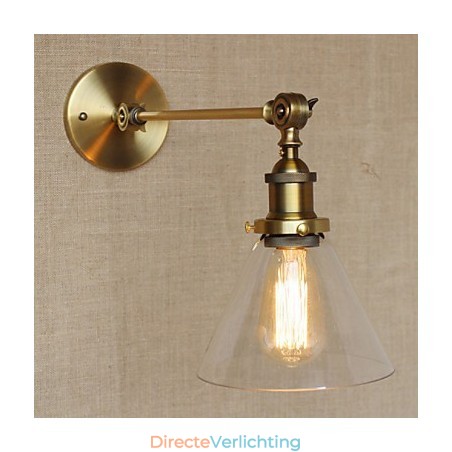 De Iron Glass Bronze Brass Arm Stijl Retro Creatieve Amerikaanse Landelijke Hal Slaapkamer Wandlamp De Iron Glass Bronze Brass Arm Stijl Retro Creatieve Amerikaanse Landelijke Hal Slaapkamer Wandlamp