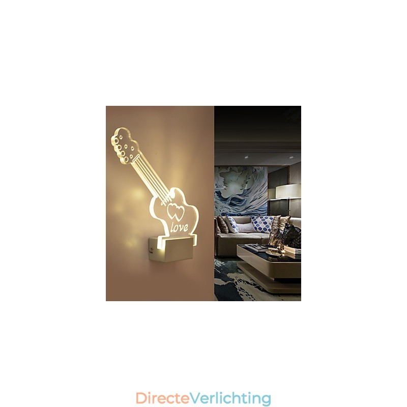 Acryl Wandlamp PVC Lamp Licht Modern Hedendaags Metaal