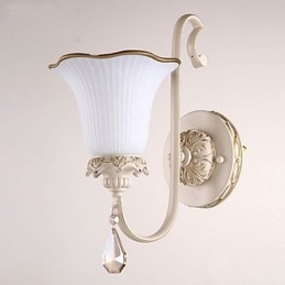 Europa Type Herstel van oude manieren Smeedijzeren slaapkamer wandlamp licht