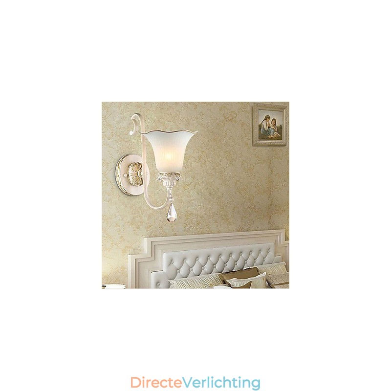 Europa Type Herstel van oude manieren Smeedijzeren slaapkamer wandlamp licht