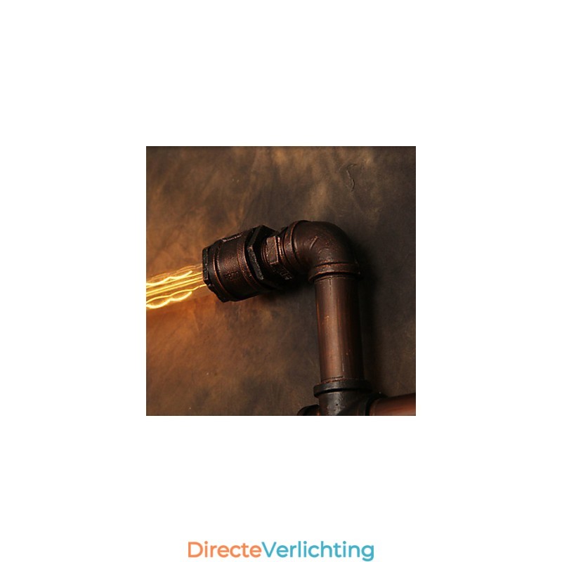Wandlamp Wandlampen 6 Lampen Brons Afwerking Industriële Stijl Rustieke Lodge Metaal