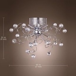 Kroonluchter Kristal Modern Design Living 9 Lampen