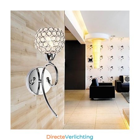 Kristallen wandlamp 1 licht creatief ijzer schilderij Kristallen wandlamp 1 licht creatief ijzer schilderij