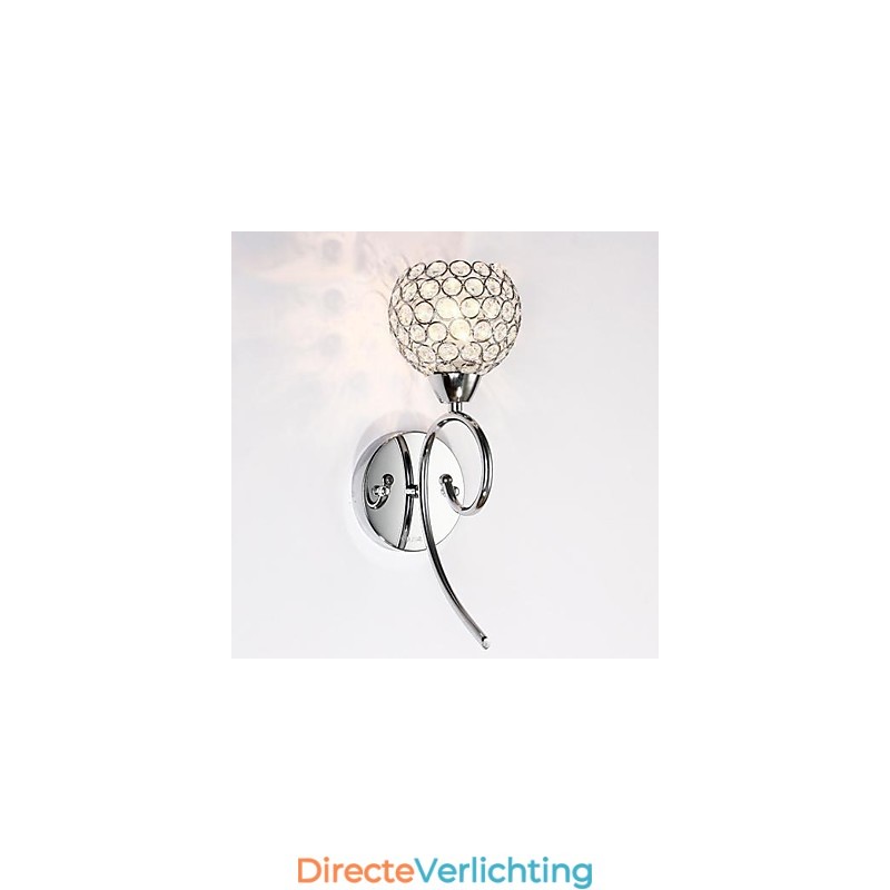 Kristallen wandlamp 1 licht creatief ijzer schilderij