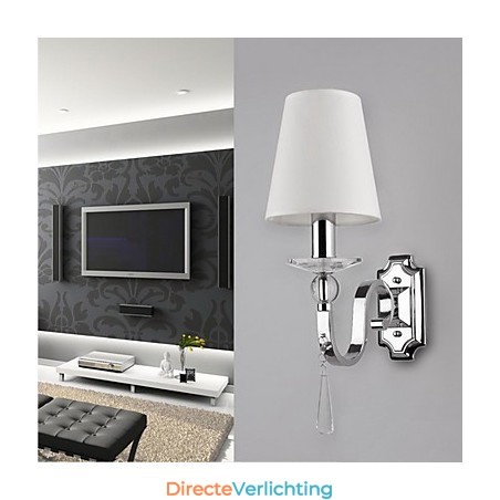 Warmwitte wandlamp met kristallen druppels Warmwitte wandlamp met kristallen druppels