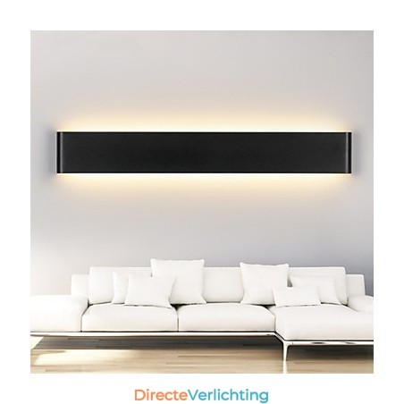 Moderne Wandlampen Licht Binnen Zwart Wit 72cm Moderne Wandlampen Licht Binnen Zwart Wit 72cm
