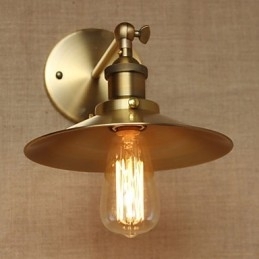 Minimalistische industriële stijl villa retro koperen decoratieve paraplu's voor de kerk gangpad muur