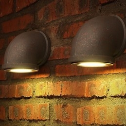 Loft Creatieve Persoonlijkheid Retro Landelijke Waterpijp Wandlamp Verlichting